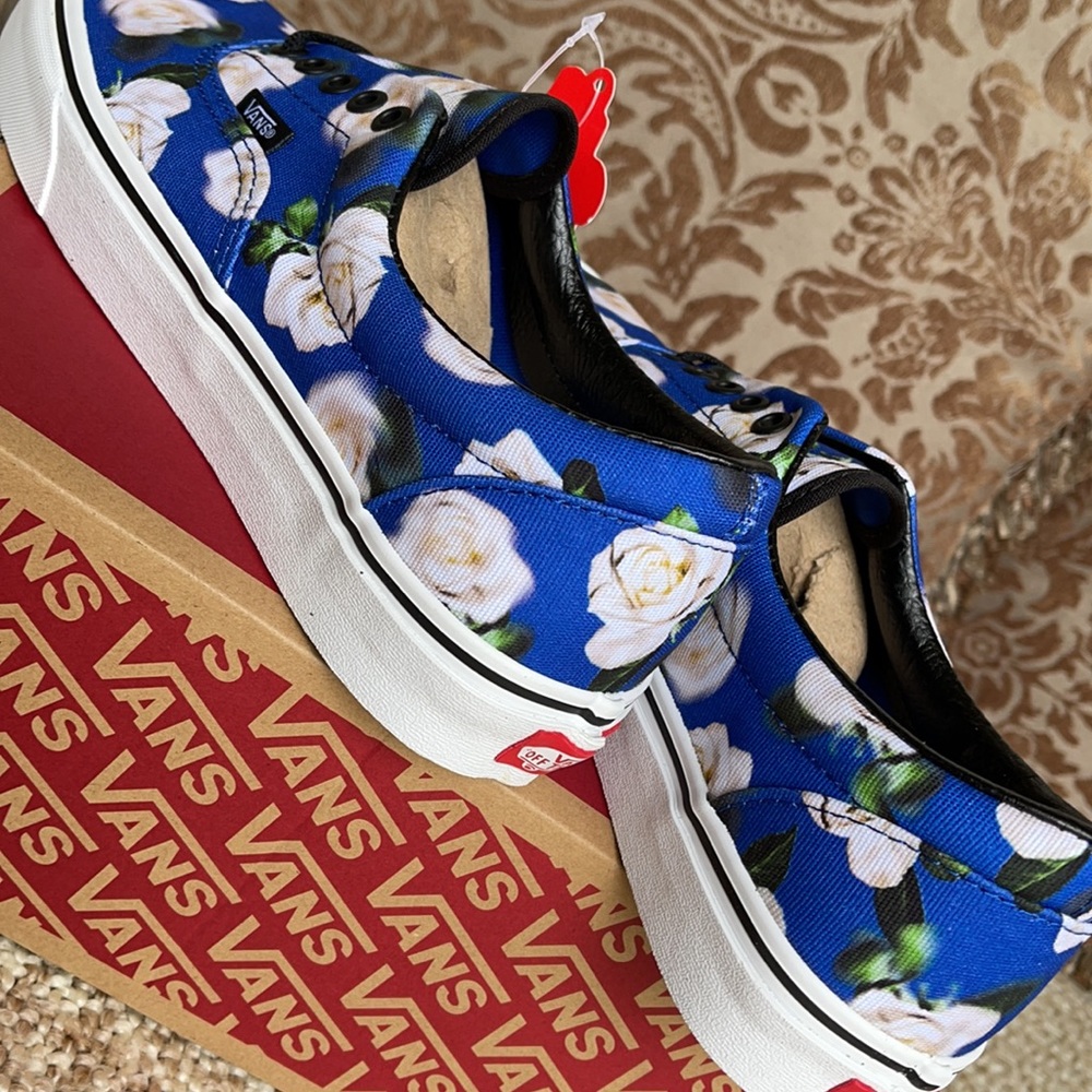 Vans Era Romantic Floral Lapis Blue Men’s - Picture 15 of 16